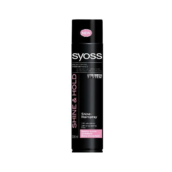 Schwarzkopf Syoss Shine & Hold Lakier do włosów nadający połysk extra mocny 300 ml 895656 9000100590358