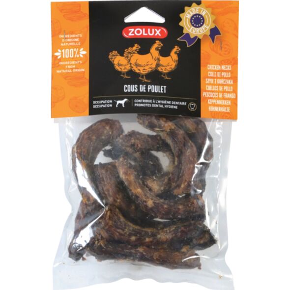Zolux ZOLUX Przysmak naturalny dla psa Szyja kurza 300 g 14054580 3336024826775