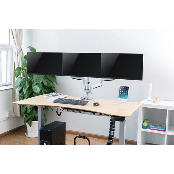 LogiLink Uchwyt biurkowy na 3 monitory 13" - 32" (BP0052)