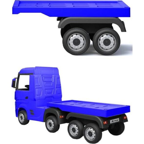 Lean Cars Naczepa do pojazdu na akumulator HL358 Mercedes Actros niebieska 8855704 5903802453003