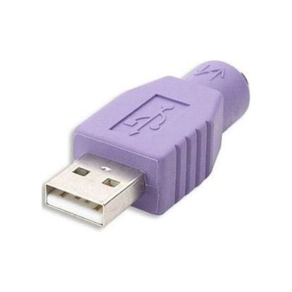 Adapter USB Goobay USB - PS/2 Fioletowy  (68918)