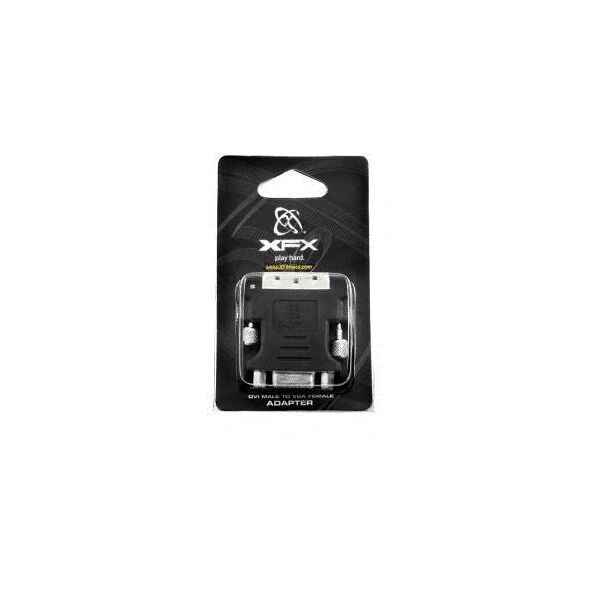 Adapter AV XFX DVI-I - D-Sub (VGA) czarny (MA-AP01-DV1K) 364284 778656052871