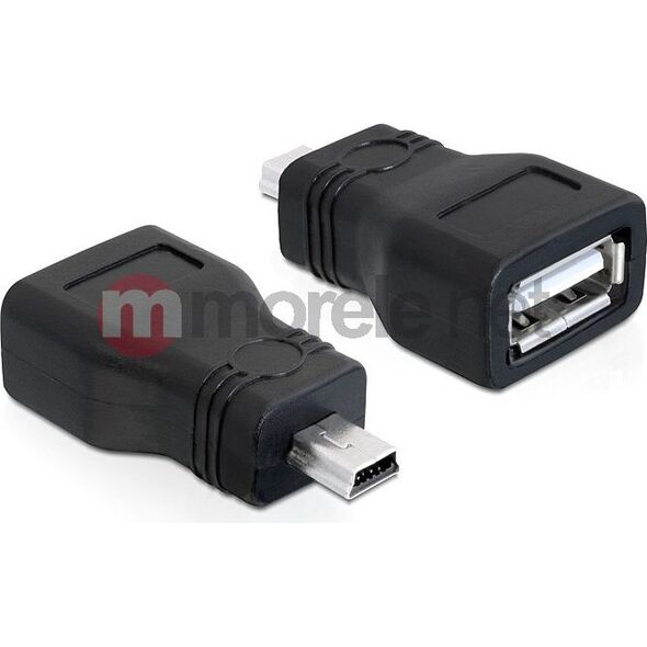 Adapter USB Delock miniUSB - USB Czarny  (65277) 404767 4043619652778