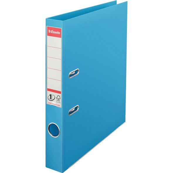 Segregator Esselte No.1 dźwigniowy A4 50mm jasnoniebieski (811411) 486334 4049793016900