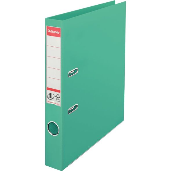Segregator Esselte No.1 dźwigniowy A4 50mm jasnozielony (811412) 486335 4049793016962