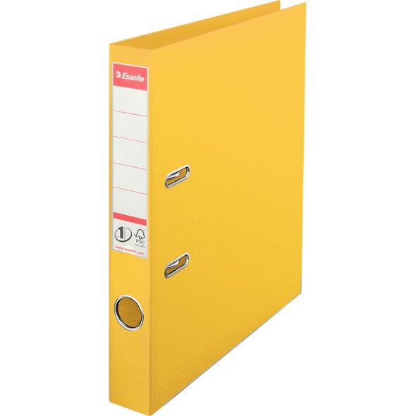 Segregator Esselte No.1 dźwigniowy A4 50mm żółty (811410) 486341 5902812811414