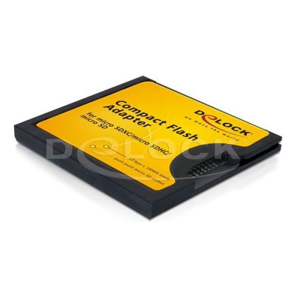 Delock MICRO SD (SD/SDHC/SDXC)->COMPACT FLASH 61795 556558 4043619617951