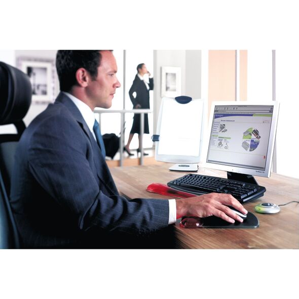 Podkładka Kensington Duo Gel Mouse Pad, Black/Grey (62399) 636384 636638006215