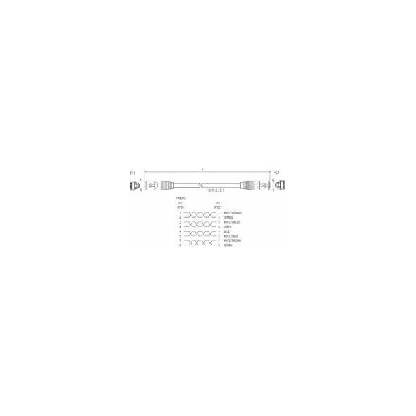 Art Patch cord 1m czerwony UTP 5e (KABSI PATCH ART AL-OEM-300R) 640607 5901812018212
