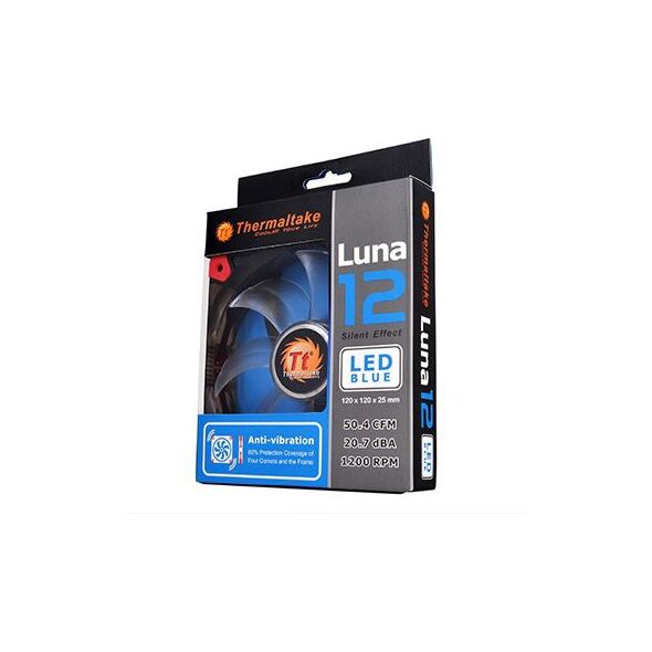 Wentylator Thermaltake Luna 12 LED Blue (CL-F009-PL12BU-A) 641096 4717964394651