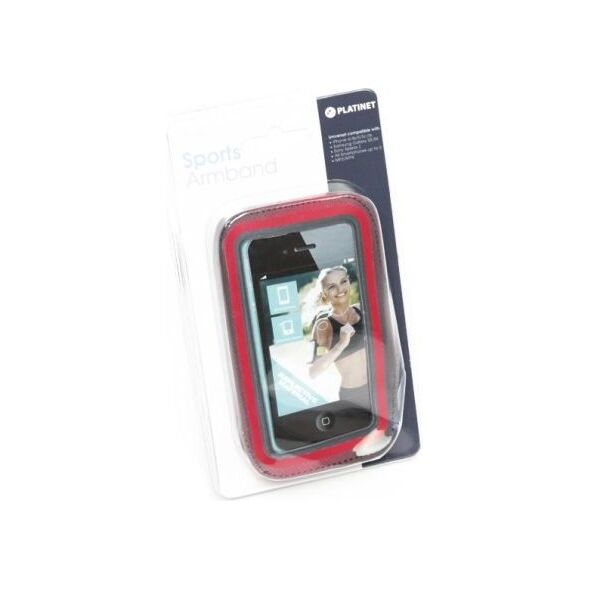 Platinet Opaska Sports Armband Czerwona (POSR) 641347 5907595420570