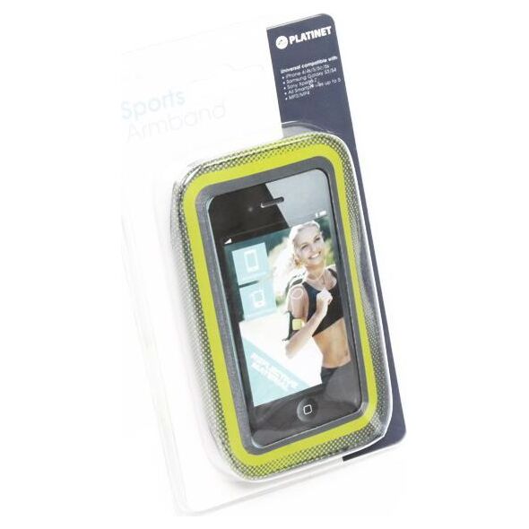 Platinet Opaska Sports Armband Zielona (POSGR) 641349 5907595420563