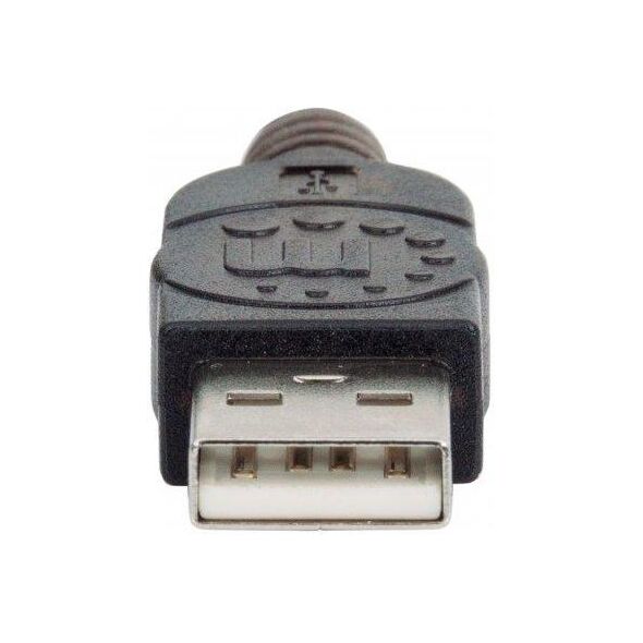 Kabel USB Manhattan USB-A - USB-A 10 m Czarny (150248) 641869 766623150248