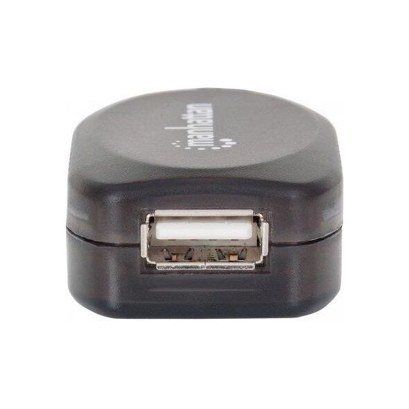 Kabel USB Manhattan USB-A - USB-A 10 m Czarny (150248) 641869 766623150248