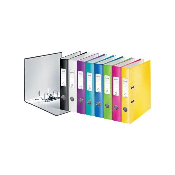 Segregator Leitz 180° Wow dźwigniowy A4 50mm różowy (10K301W) 651461 4002432533053