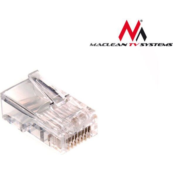 Maclean Wtyk RJ45 8P8C 5e drut (MCTV-662) 100 szt 659652 5903292802763