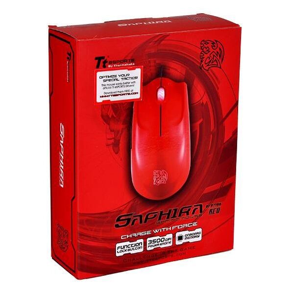 Mysz Thermaltake eSports Saphira  (MO-SPH008DTL) 662247 4717964391551