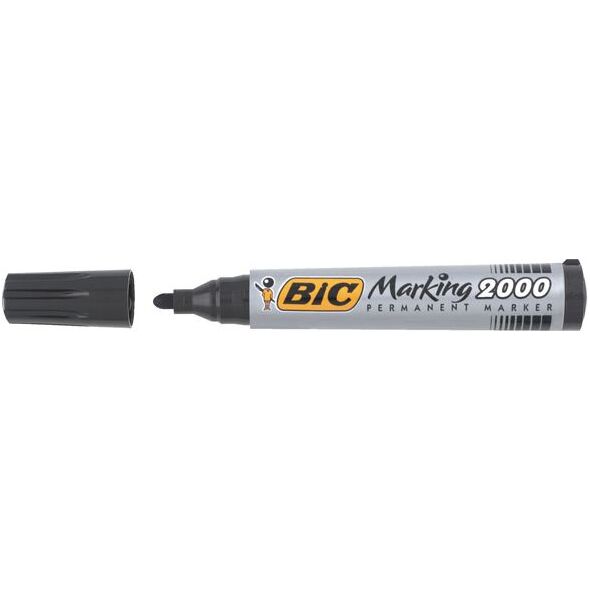 Bic marker permanent 2000 końcówka okrągła czarny 692744 3086129999699