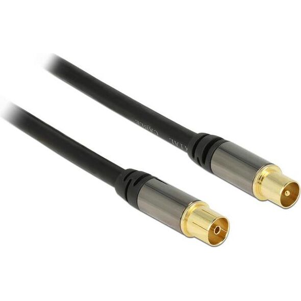 Kabel Delock Antenowy 2m czarny (88923) 706387 4043619889235