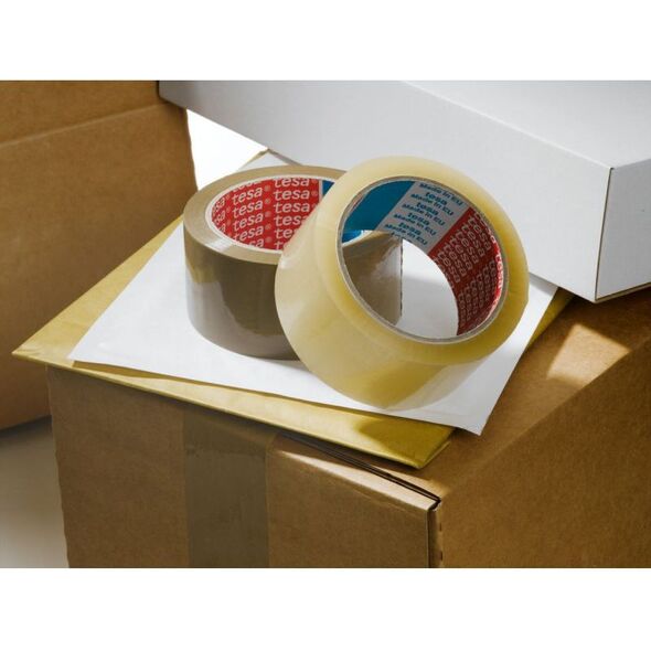 Tesa Taśma pakowa tesa® SOLVENT 66m x 48mm, brązowa (55263-00002-00) 708954 4042448917355