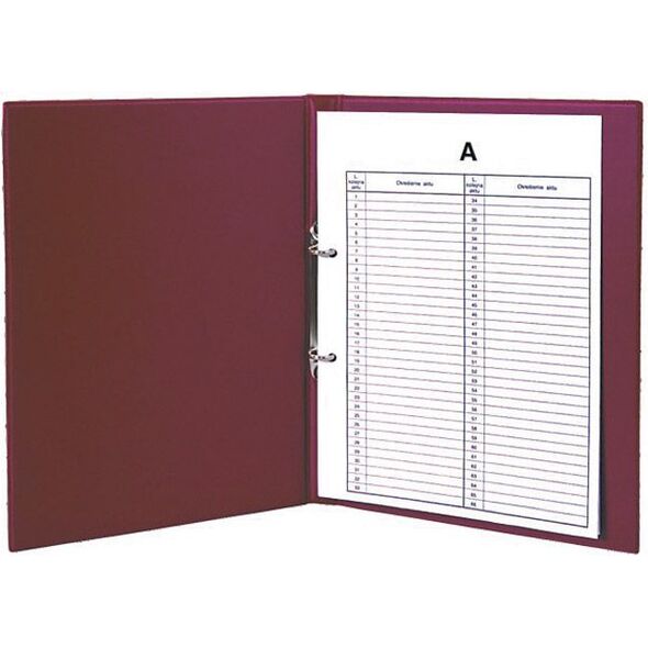 Biurfol Teczka do akt osobowych A4/2R, PCV, bordowy (BF1120) 709858 5907214105420