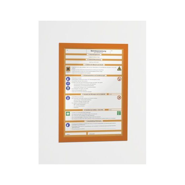 Durable Samoprzylepna ramka informacyjna A4 pomarańczowa 2szt. (4872-09) 709956 4005546405223