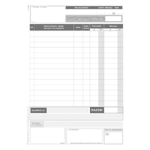 Michalczyk & Prokop Dowód wewnętrzny A5 40 kartek (K12) 710529 5906858001105