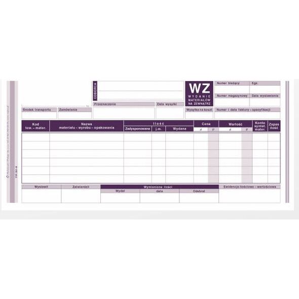 Michalczyk & Prokop Wydanie materiałów na zewnątrz 1/3 A4 80 kartek (351-8) 710634 5906858000344