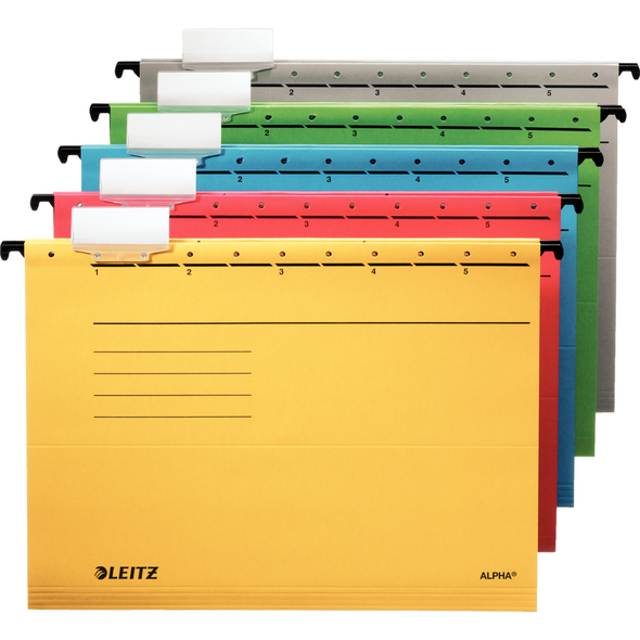 Leitz Teczka zawieszana A4, ALPHA, zielona (19850055) 711220 4002432332090