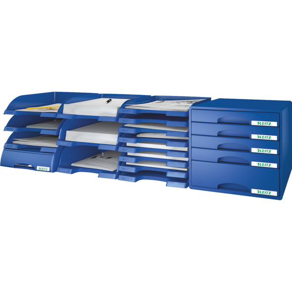 Leitz Półka na dokumenty SLIM PLUS czerwona (52370025) 711244 4002432515875