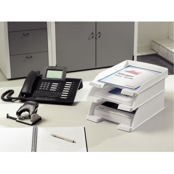 Leitz Półka na dokumenty JUMBO PLUS przezroczysta (52330003) 711245 4002432374809