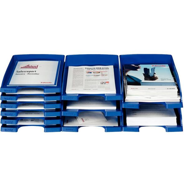 Leitz Półka na dokumenty JUMBO PLUS przezroczysta (52330003) 711245 4002432374809