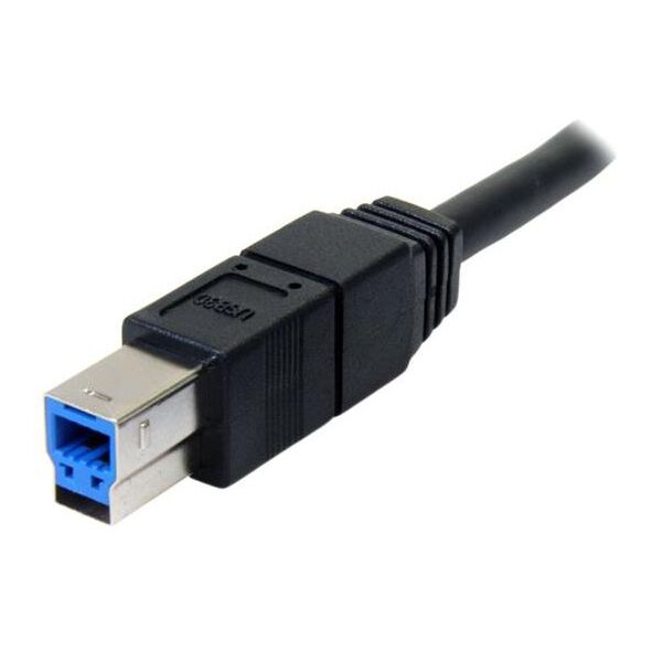 Kabel USB StarTech USB-A - USB-B 3 m Niebieski (USB3SAB3MBK) 723665 65030855907