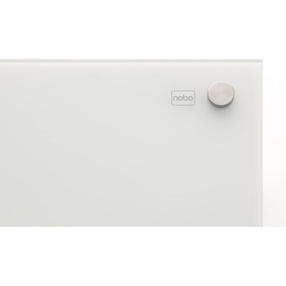 Nobo Tablica szklana Diamond 45x45, Biała (1903957) 725425 5028252419871