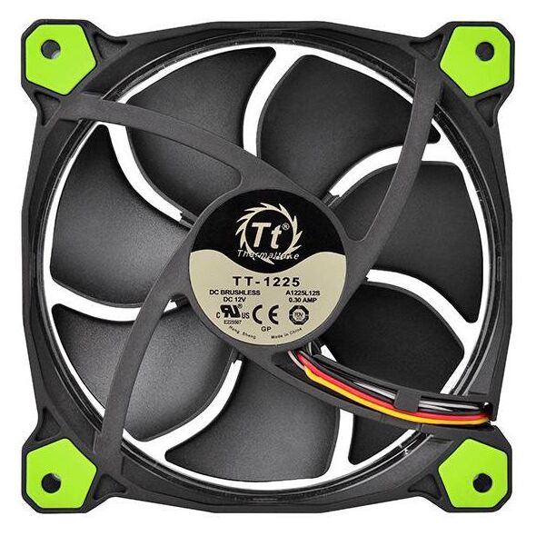 Wentylator Thermaltake Riing 14 LED Zielony (CL-F039-PL14GR-A) 726813 4717964400765