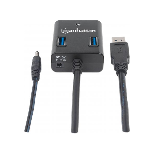 HUB USB Manhattan 4x USB-A 3.0 (162302) 730191 766623162302