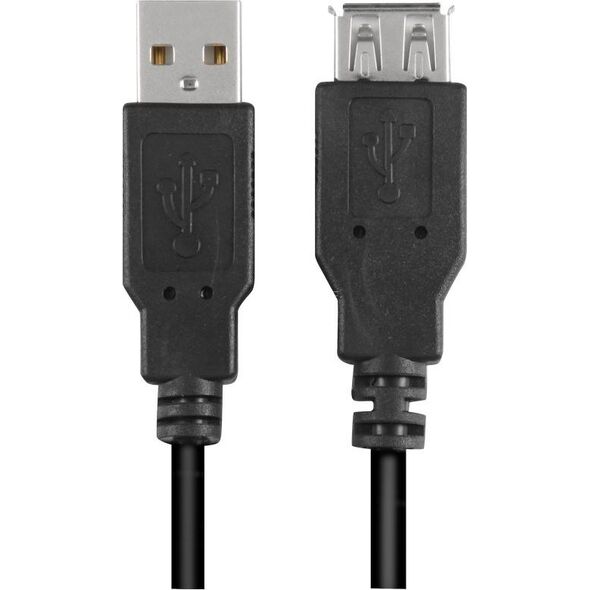 Kabel USB Sharkoon USB-A - USB-A 3 m Czarny (4044951015429) 730557 4044951015429