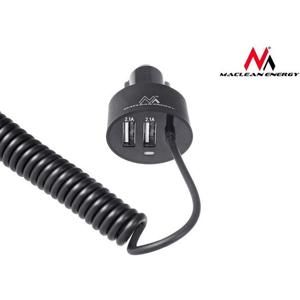 Ładowarka Maclean MCE76 Jednoczęściowa 2x USB-A 5.2 A  (MCE76) 732482 5902211100423
