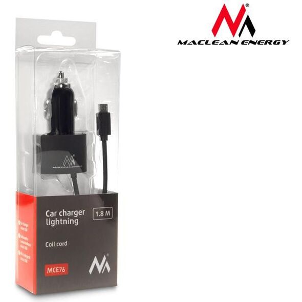 Ładowarka Maclean MCE76 Jednoczęściowa 2x USB-A 5.2 A  (MCE76) 732482 5902211100423