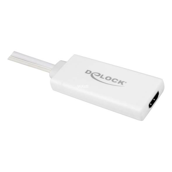 Adapter AV Delock D-Sub (VGA) - HDMI + USB-A biały (62460) 733216 4043619624607