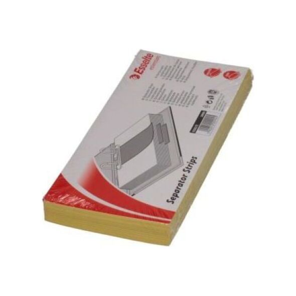 Esselte Separator kartonowy 1/3 A4 100szt. żółty (ET6948) 711675 4001536004841
