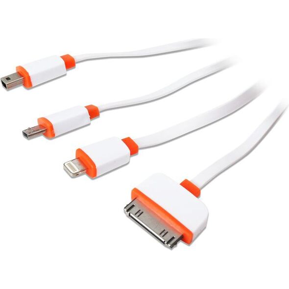 Kabel USB Omega USB-A - 1 m Pomarańczowy (OUCK4WO) 738338 5907595428132