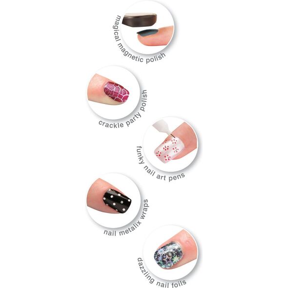 Rio Zestaw do pielęgnacji paznokci Complete Nail Art Glits & Glamour (RIO NADG) 754560 5019487083944