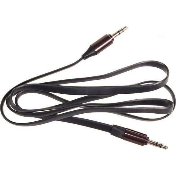 Kabel Maclean Jack 3.5mm - Jack 3.5mm 2m czarny brązowy (MCTV-695 B) 764091 5902211100836