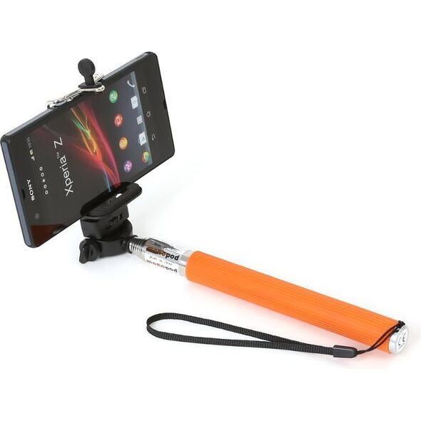 Selfie stick Omega Kijek Do Selfie Platinet Sport Telescopic Pole Stick Pomarańczowy (OMMPKO) 764698 5907595430203