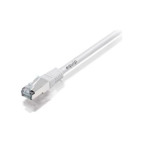 Equip Patchcord, Cat.7, S/FTP, PIMF, LSOH, 600MHz, 1m, biały (605710) 750863 4015867132623