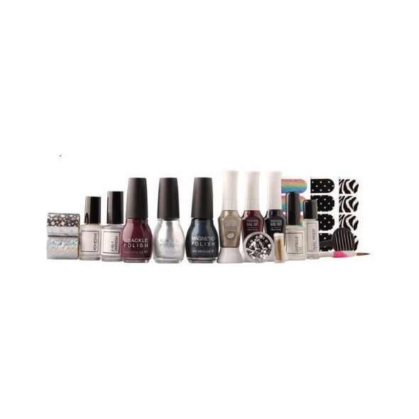 Rio Zestaw do pielęgnacji paznokci Complete Nail Art Glits & Glamour (RIO NADG) 754560 5019487083944