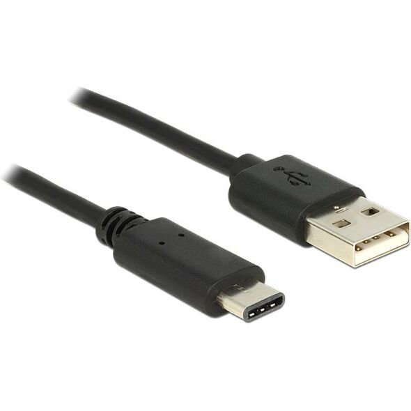 Kabel USB Delock USB-A - 1 m Czarny (83600) 771584 4043619836000