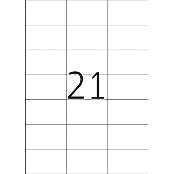 Herma Etykiety samoprzylepne 10906, A4, 70 x 42,3 mm, ekstremalnie mocno klejące, papier biały matowy, 525 szt. (10906) 785669 4008705109062