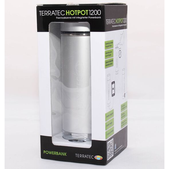 TerraTec Termos turystyczny HotPot 1200 1.2 l Srebrny 792580 4040895636492